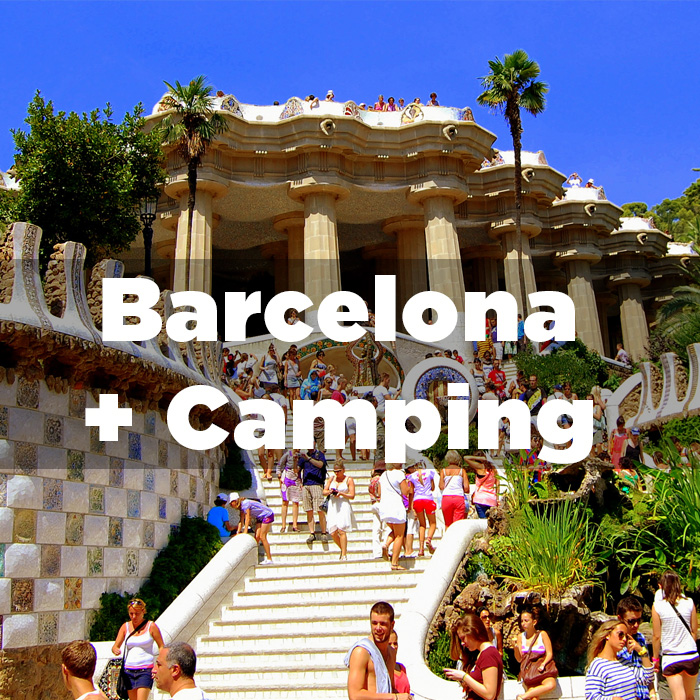 Abfahr aus Barcelona + Camping